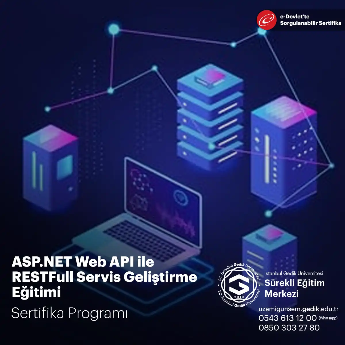 ASP.NET Web API ile RESTFull Servis Geliştirme Eğitimi Sertifika Programı